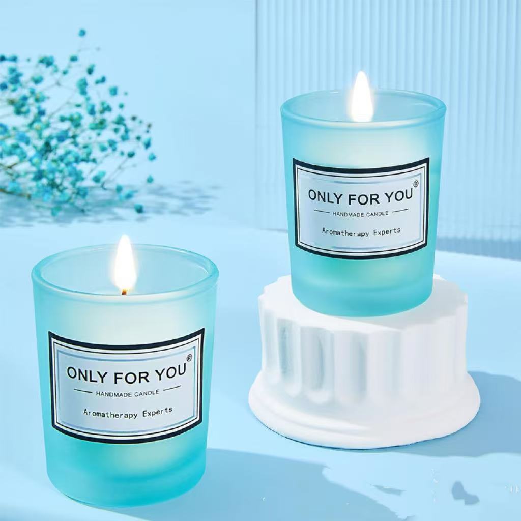 Blue Lady Aromatherapy Candle Bath Hand Gift Suit