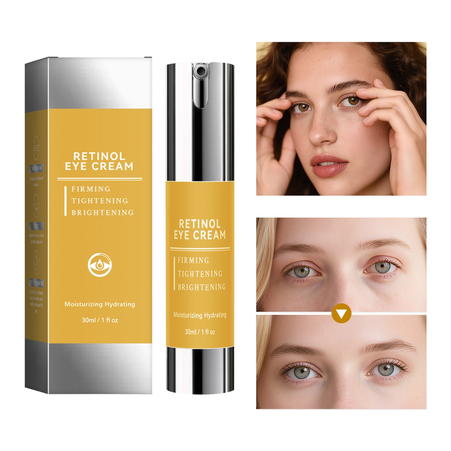 Fade Firming Eye Circumference Yellow Alcohol Eye Cream 30ml
