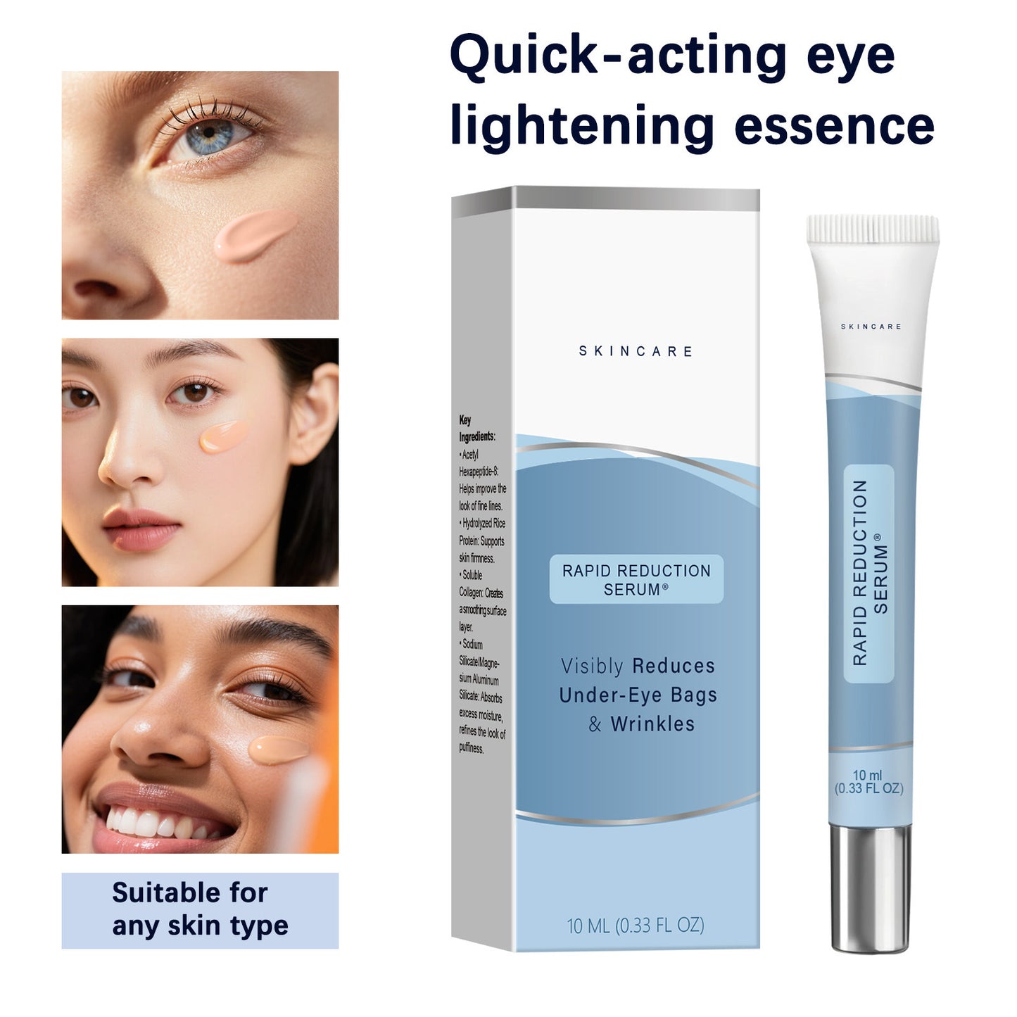 Rapid Reduction Eye Serum Fade Eye Bags Fine Lines Eye Cream