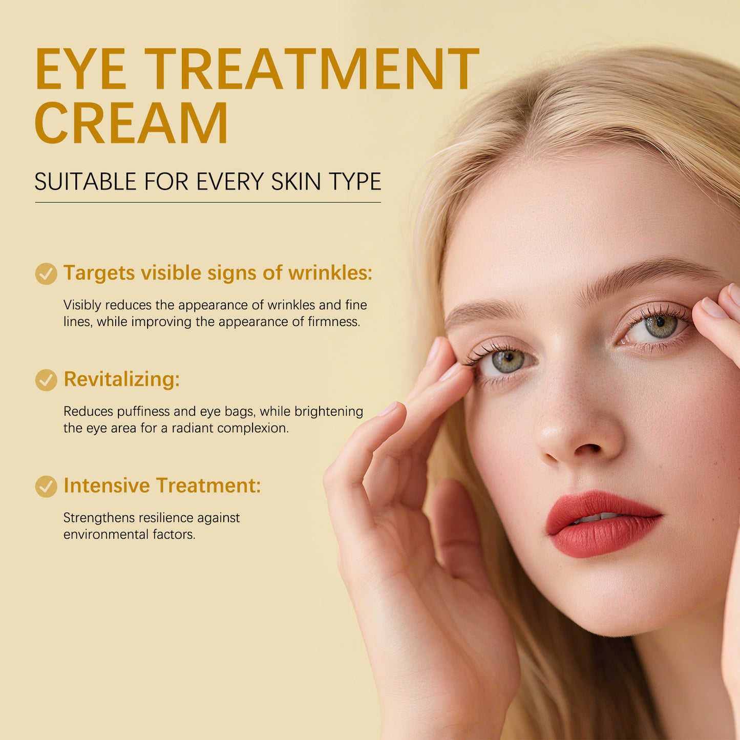 Fade Firming Eye Circumference Yellow Alcohol Eye Cream 30ml