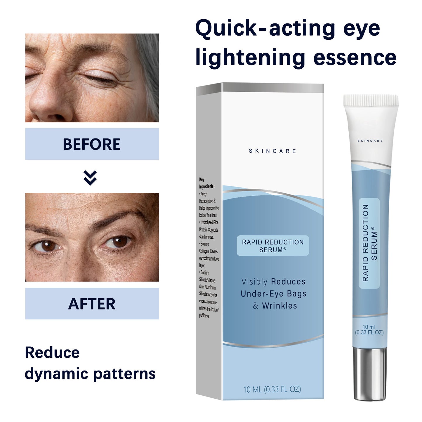 Rapid Reduction Eye Serum Fade Eye Bags Fine Lines Eye Cream